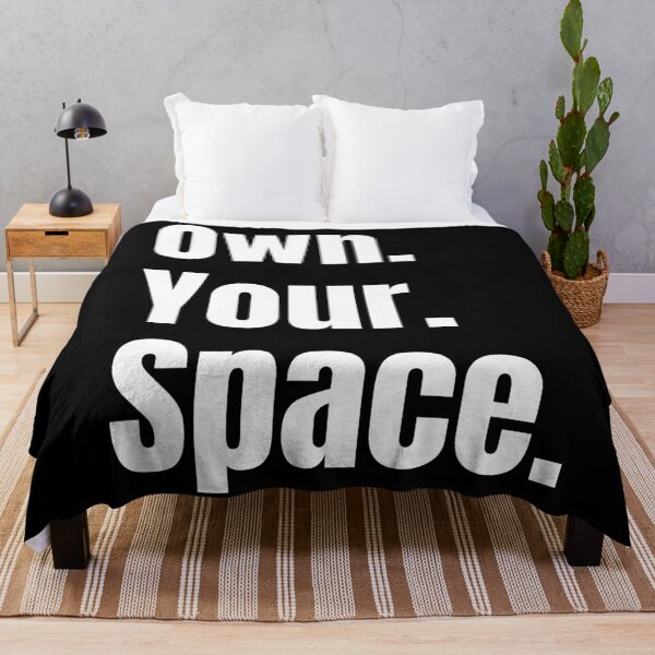 Item preview, Own Your Space. Text only design. Lower case. designed and sold by JellyBeenzz.