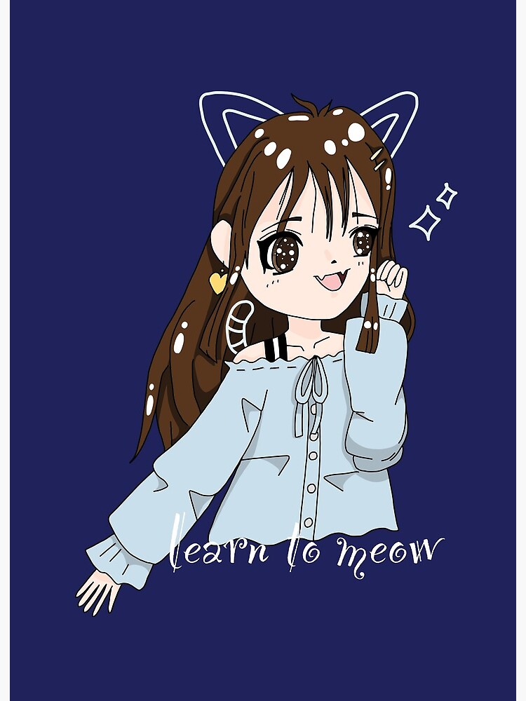 Meh Cat Shirt Meow Kitty Cat Lover Japanese Cat Kawaii Anime Shirt - TeeUni