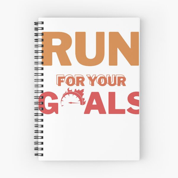 Item preview, run for your goals - daily motivation design designed and sold by BeenTees.