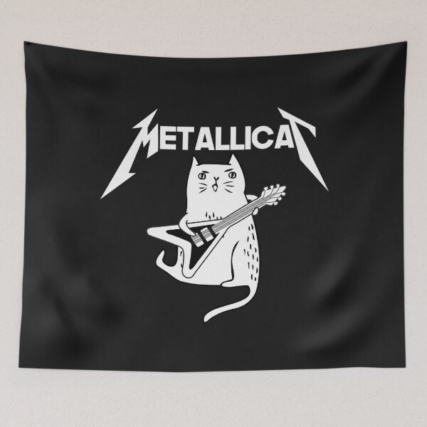Item preview, Mettalicat Rock Band Guitar Funny Christmas Gift designed and sold by MertieStark.