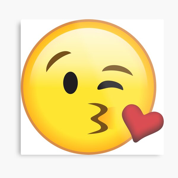 Metallbilder Emoji K C3 Bcssen Redbubble