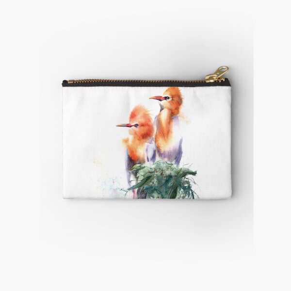 Item preview, Watercolor Cattle Egret Print designed and sold by PaintsPassion.