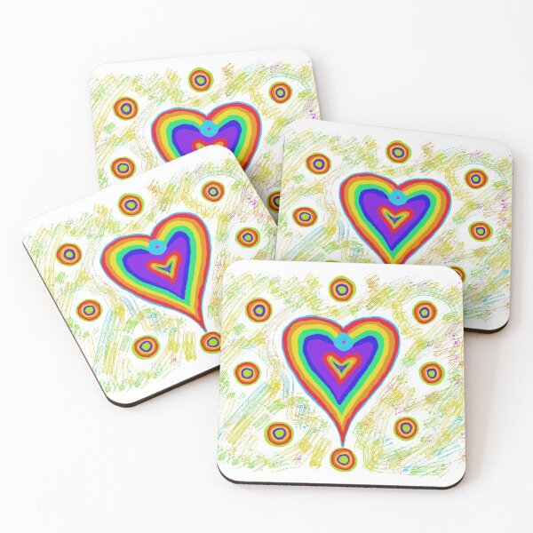 Item preview, Rainbow Heart designed and sold by Sirius-Says.
