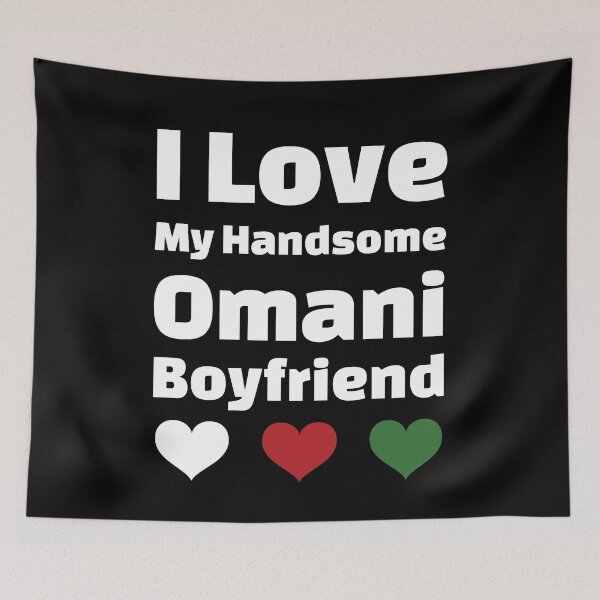Item preview, I Love My Handsome Omani Boyfriend - Oman Boyfriend designed and sold by DiceNLDesigns.