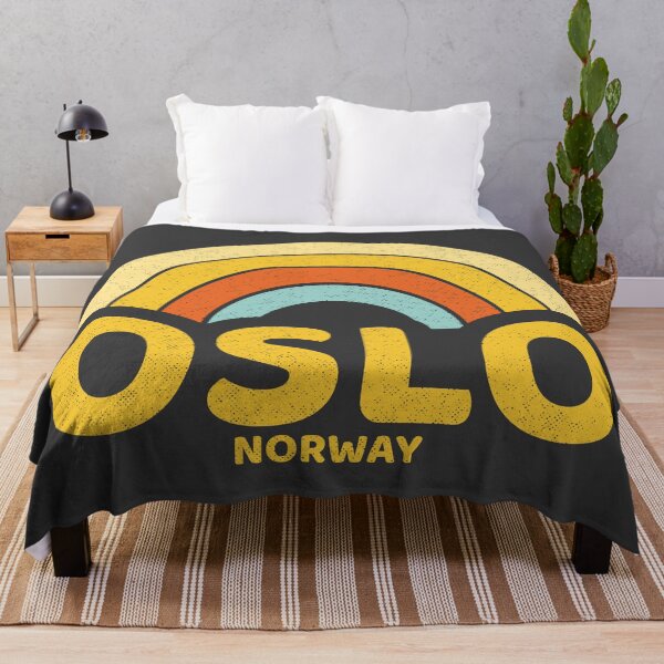 Aperçu de l'œuvre Retro Oslo Norway créée et vendue par dk80.