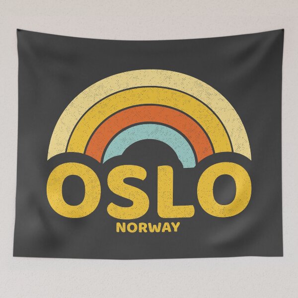 Artikelvorschau, Retro Oslo Norway entworfen und verkauft von dk80.