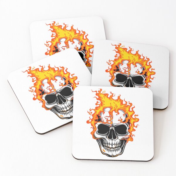 Item preview, The Flaming Skull designed and sold by chobend.