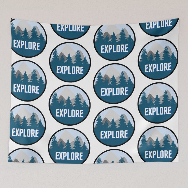 Item preview, blue explore outdoors designed and sold by kaelinmeicher.