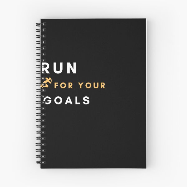 Item preview,  run for your goals - daily motivation design designed and sold by BeenTees.