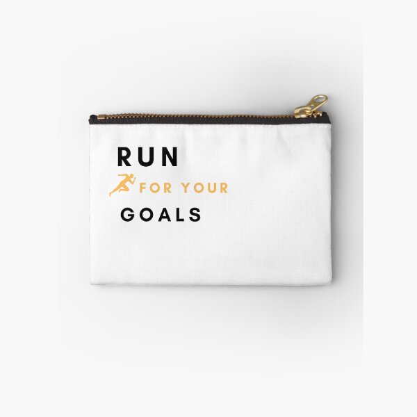 Item preview, run for your goals - daily motivation design designed and sold by BeenTees.
