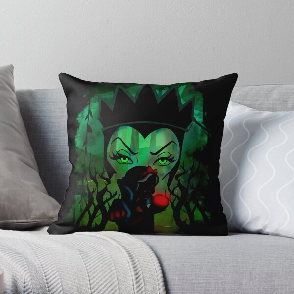 Evil Queen - Just One Bite Throw Pillow