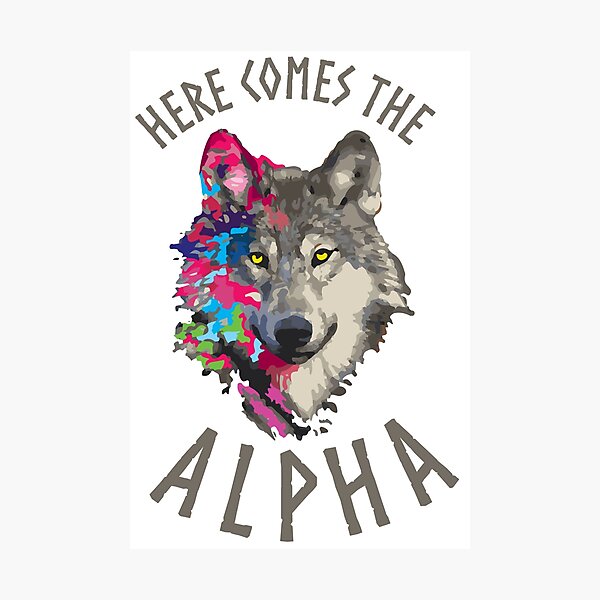Item preview, Here comes the alpha  designed and sold by Soumita.