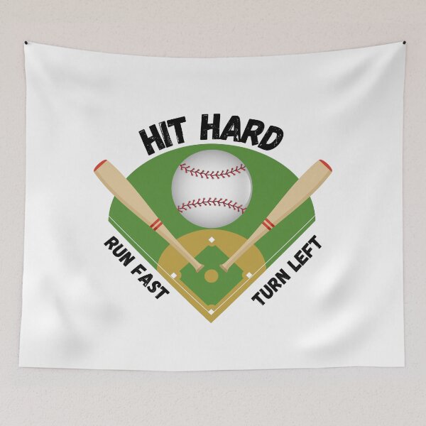 Item preview, Hit Hard Run Fast Turn Left designed and sold by Comfy Creations.