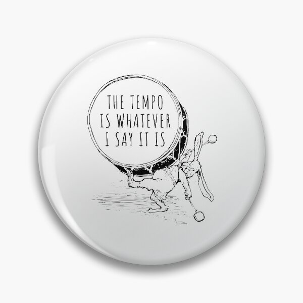 Item preview, The Tempo Is Whatever I Say It Is, Funny Bunny Drummer, Drummer Saying Gift. designed and sold by PrettyAmazing.
