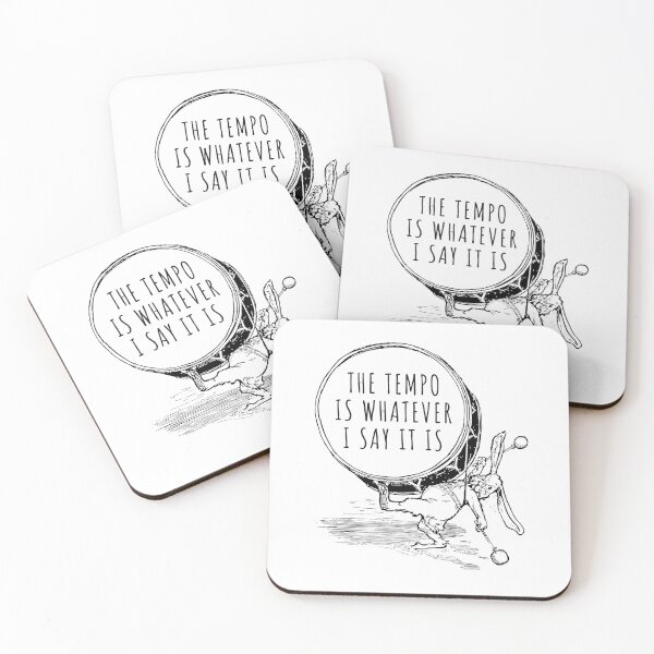 Item preview, The Tempo Is Whatever I Say It Is, Funny Bunny Drummer, Drummer Saying Gift. designed and sold by PrettyAmazing.