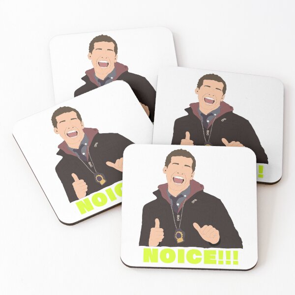 Item preview, Brooklyn Nine Nine Jake Peralta "Noice" Quote Brooklyn Nine Nine Stickers Brooklyn Nine Nine tshirt designed and sold by Daniel Harrison.