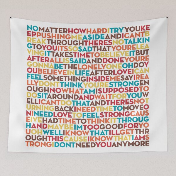 Item preview, Believe - Cher (lyrics) v.5 designed and sold by x1brett.