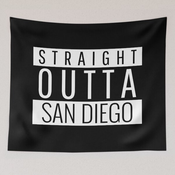 Item preview, Straight Outta San Diego California designed and sold by Teelogic.