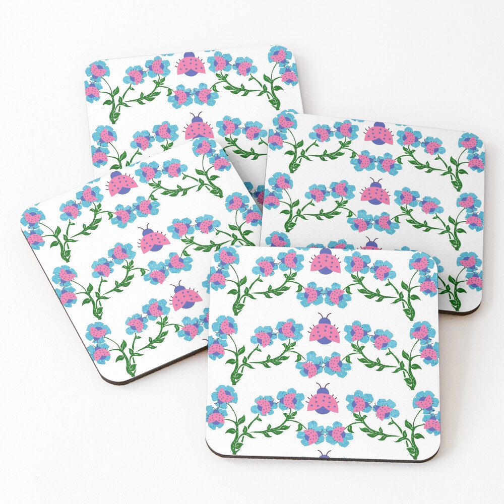 Item preview, Coasters (Set of 4) designed and sold by CATSandHATS.