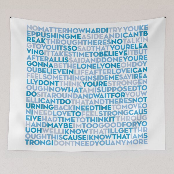 Item preview, Believe - Cher (lyrics) v.8 designed and sold by x1brett.