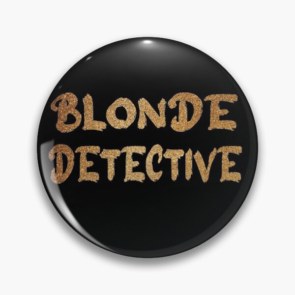 Item preview, Blonde Detective. Glittery Print. Housewives Sarcastic Humor designed and sold by luvmhykdesigns.