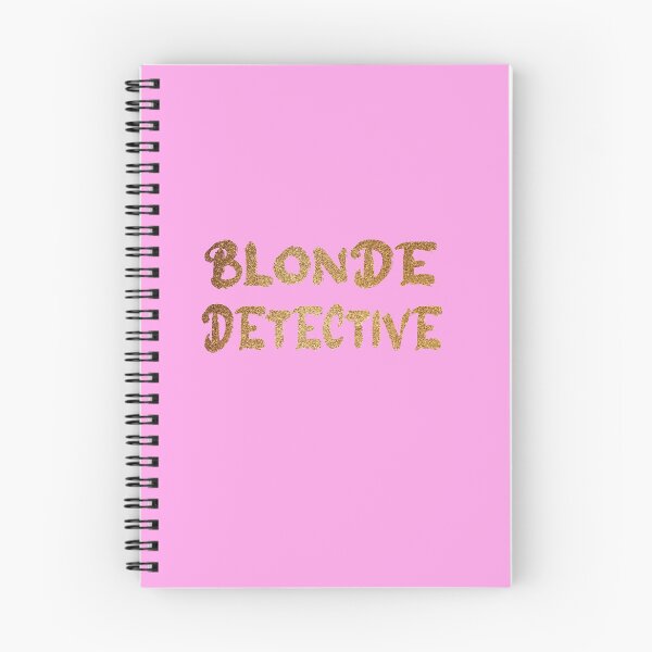 Item preview, Blonde Detective. Glittery Print. Housewives Sarcastic Humor designed and sold by luvmhykdesigns.