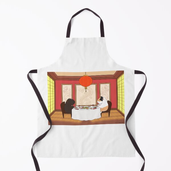 Item preview, Two piggies at Chinese restaurant  designed and sold by mondesign26.