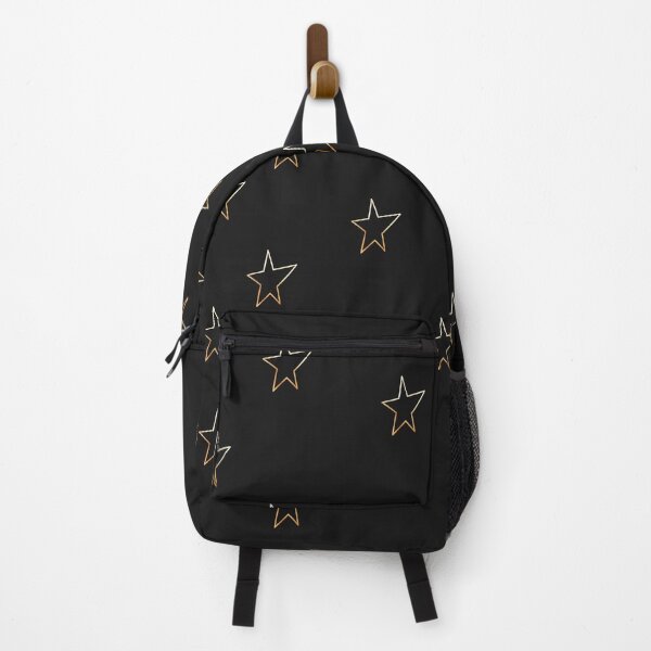 Item preview, Gold Star Outlines in Dark Grey/Black Sky designed and sold by ShaunSandhu.