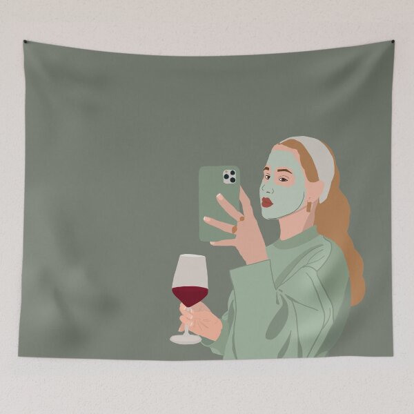 Item preview, SELFIE GIRL I LOVE YOURSELF Aesthetic - Self Care Collection  designed and sold by Elena González Álvarez.