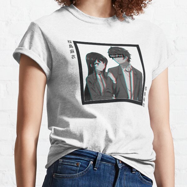 Bunny Girl Senpai Mai Box Glitch Classic T-Shirt