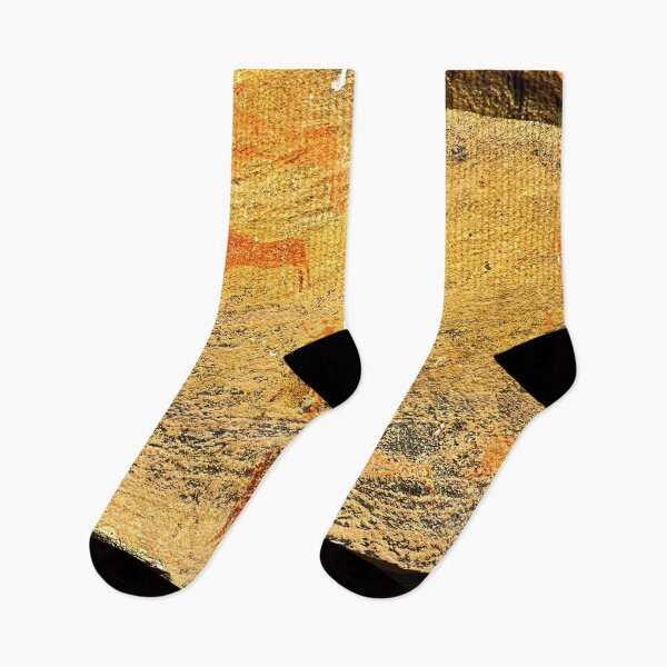Item preview, Rock Art African Prehistoric Painting People Hunting designed and sold by worldways.