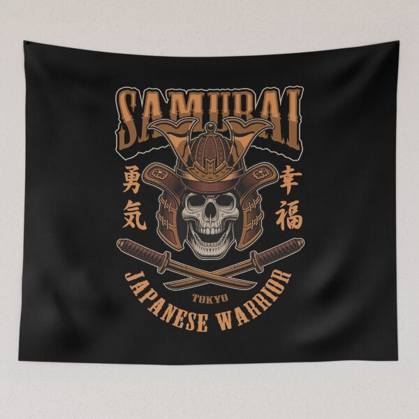 Item preview, Japan Samurai Warrior Skull Tokyo designed and sold by SportsT-Shirts.