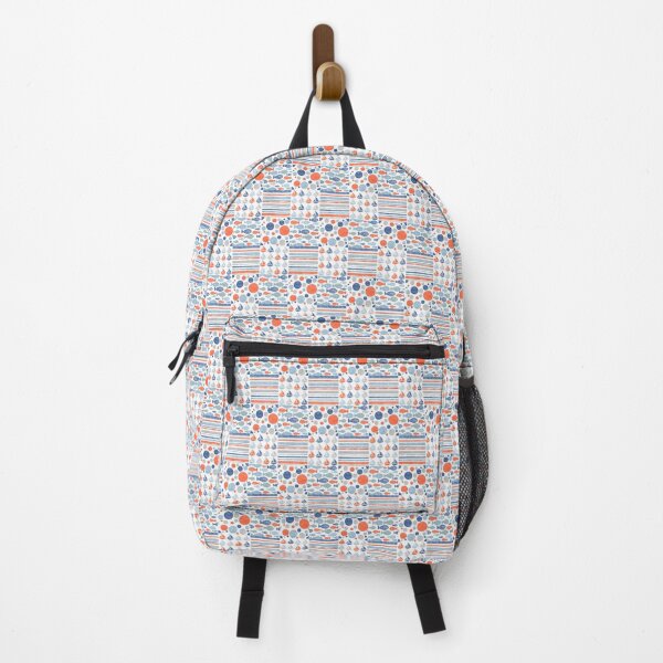 Item preview, Go With The Flow Nautical Patchwork in Blue and Orange designed and sold by KrisInStitches.