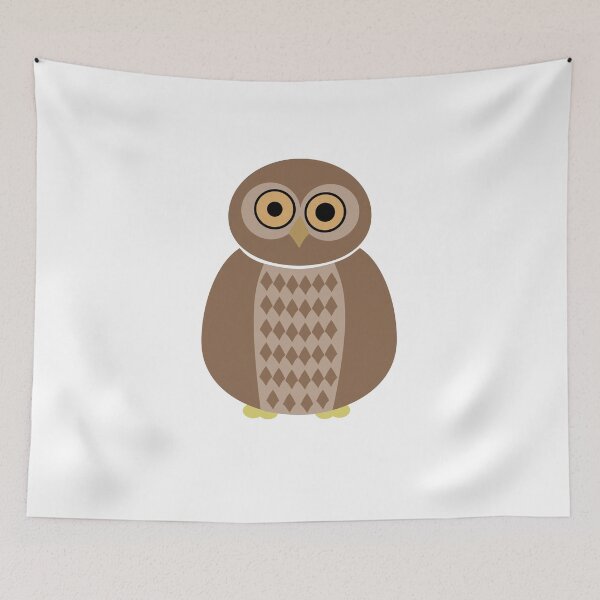 Item preview, Little owl, white designed and sold by Cevetan.