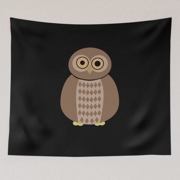 Item preview, Little owl, black designed and sold by Cevetan.
