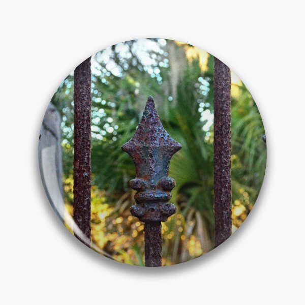 Item preview, Puerta del cementerio de DuBignon Jekyll Island Georgia designed and sold by LisaWootenPhoto.