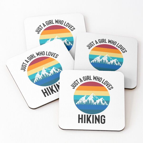 Item preview, Just A Girl Who Loves Hiking designed and sold by Style2Vie.