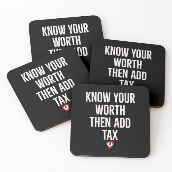 Item preview, Know your worth then add tax designed and sold by arendbotha.