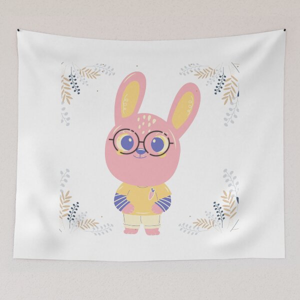 Item preview, Bunny with glasses designed and sold by Mirasy.