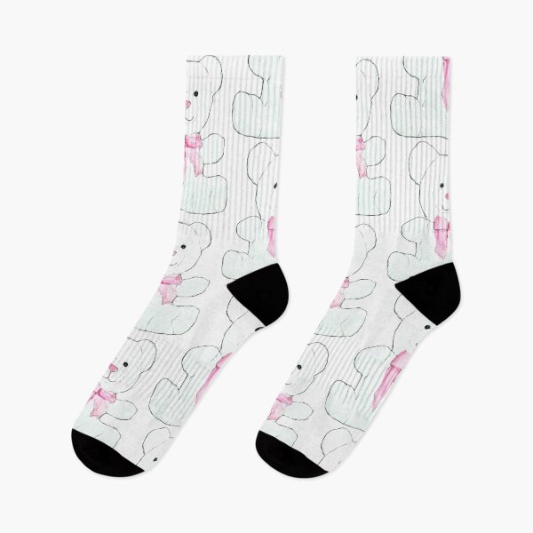 Item preview, Pink Bow White Bear designed and sold by Rebekah Walker.