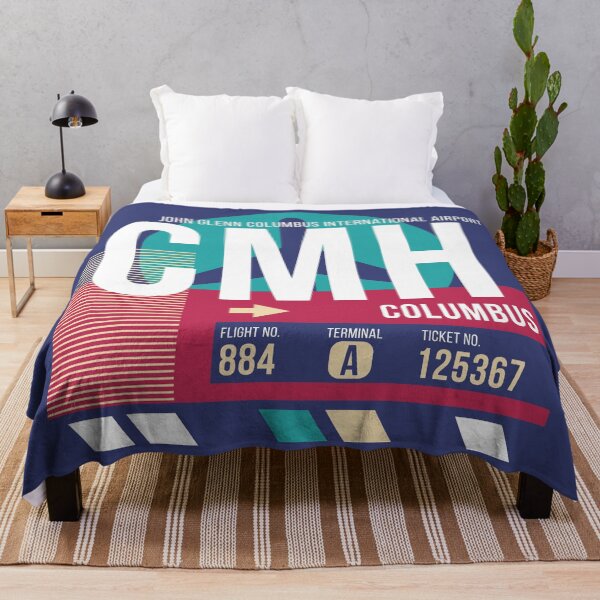 Item preview, Columbus (CMH) Airport Code Baggage Tag designed and sold by SLAG-Creative.