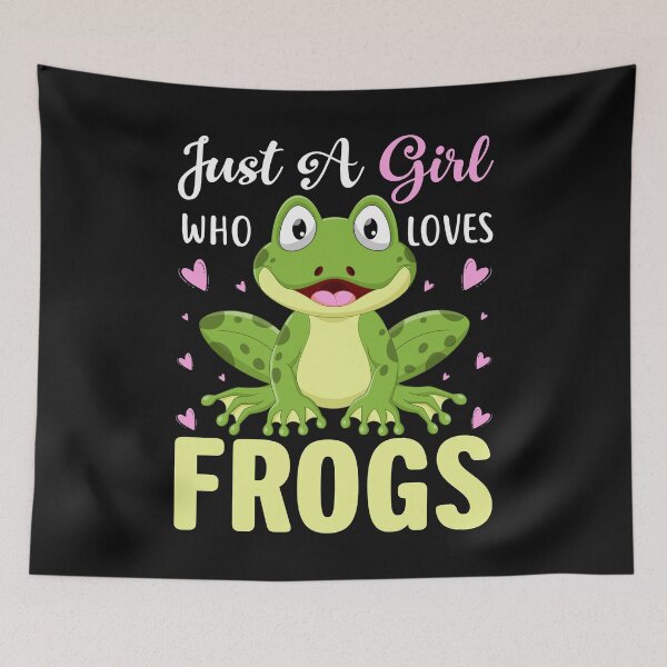 Item preview, Just A Girl Who Loves Frogs Cute Green Frog Lovers Costume designed and sold by Best Designer.
