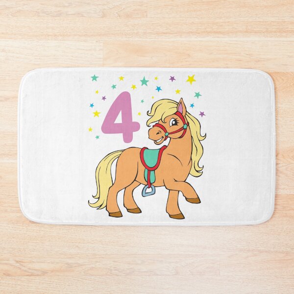 Item preview, Horse 4th Birthday Pony BDay Girls 4 Year Design designed and sold by samshirts.