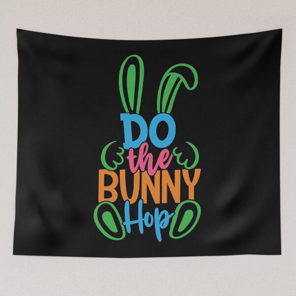 Artikelvorschau, Do The Bunny Hop zitiert lustige niedliche bunte Designs entworfen und verkauft von micreations.