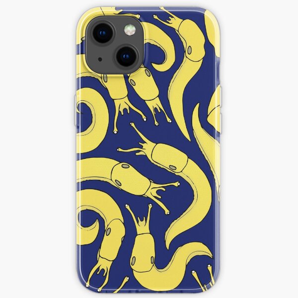Banana Slugs Navy Blue iPhone Soft Case