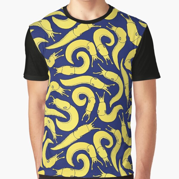 Banana Slugs Navy Blue  Graphic T-Shirt