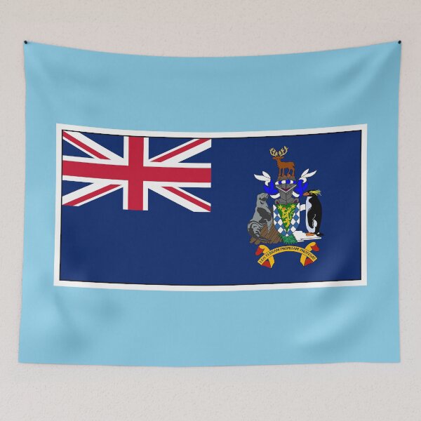 Item preview, South Georgia and South Sandwich Islands Flag Gifts, Masks, Stickers & Products  designed and sold by mpodger.