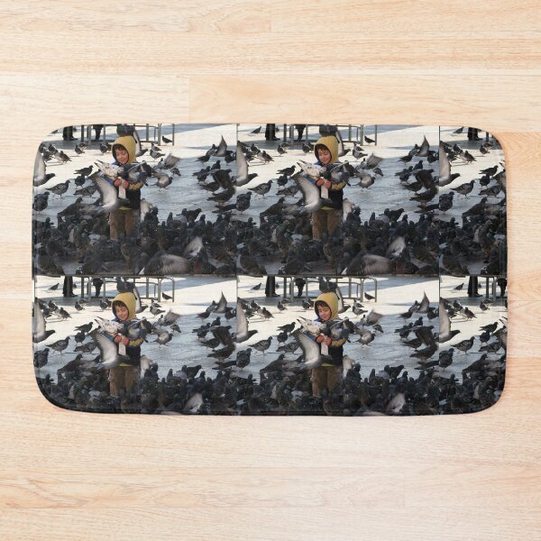 Item preview, pigeons with boy designed and sold by kristana.