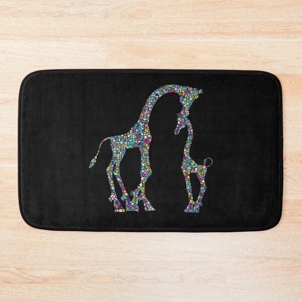 Item preview, wowallinone, Polyprismatic Tiled Mother And Child Giraffe Silhouette designed and sold by WowAllinOne.