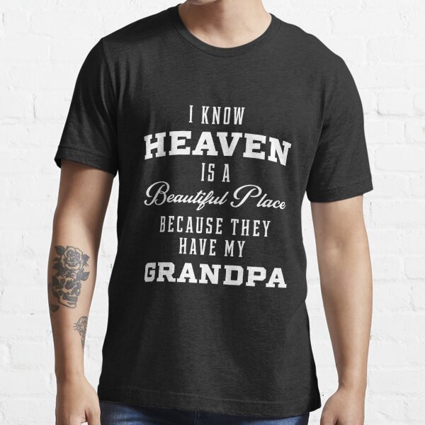 Grandpa Men's Christian T-Shirt, Grandpa Shirt Heather Red / L